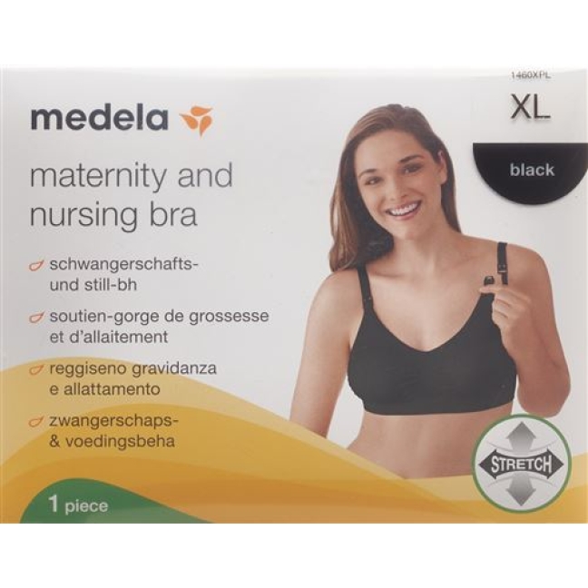 Medela Schwangerschafts- und Still BH XL Schwarz