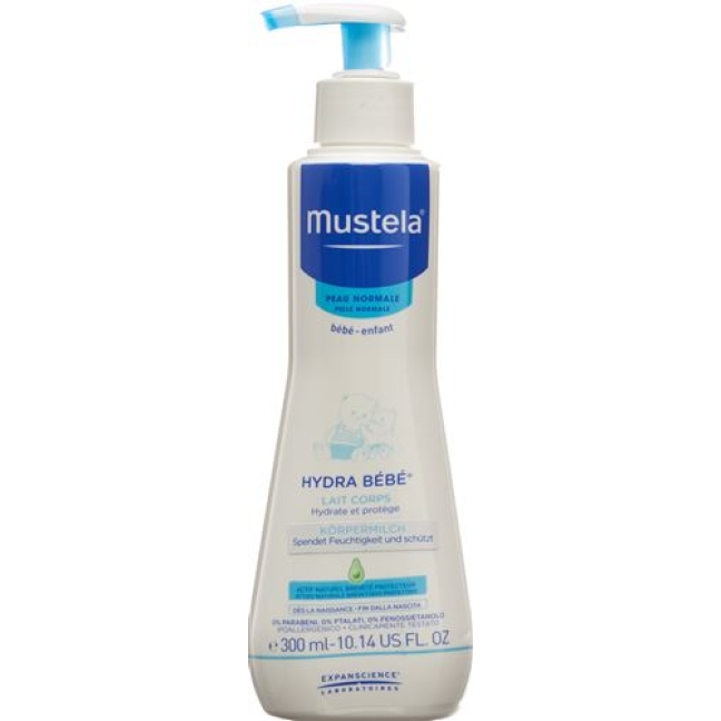 Mustela Hydra Bebe Korpermilch Normale Haut Dispenser 300мл