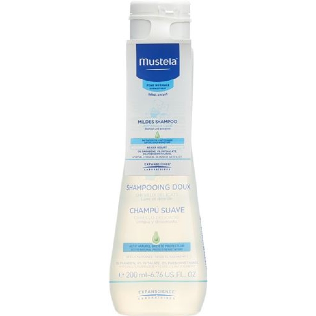 Mustela Mildes Shampoo Normale Haut Flasche 200мл