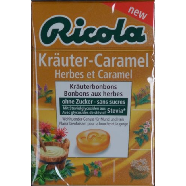 RICOLA KRAEUTER-CARAMEL STEVIA