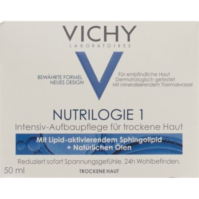 Vichy Nutrilogie 1 Intensiv-Aufbaupflege fur для сухой кожи 50мл