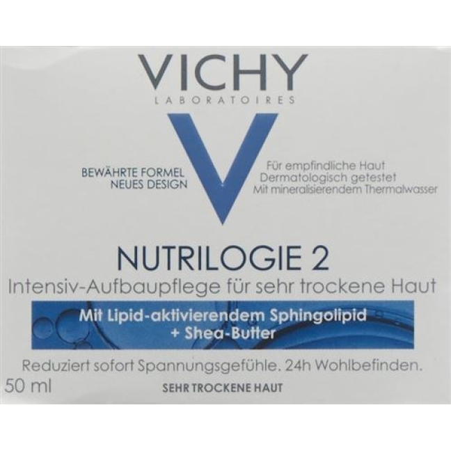 Vichy Nutrilogie 2 Intensiv-Aufbaupflege fur Sehr для сухой кожи 50мл