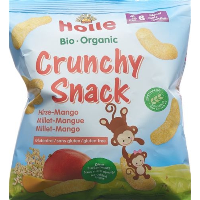 Holle Bio-Crunchy Snack Hirse Mango 25г