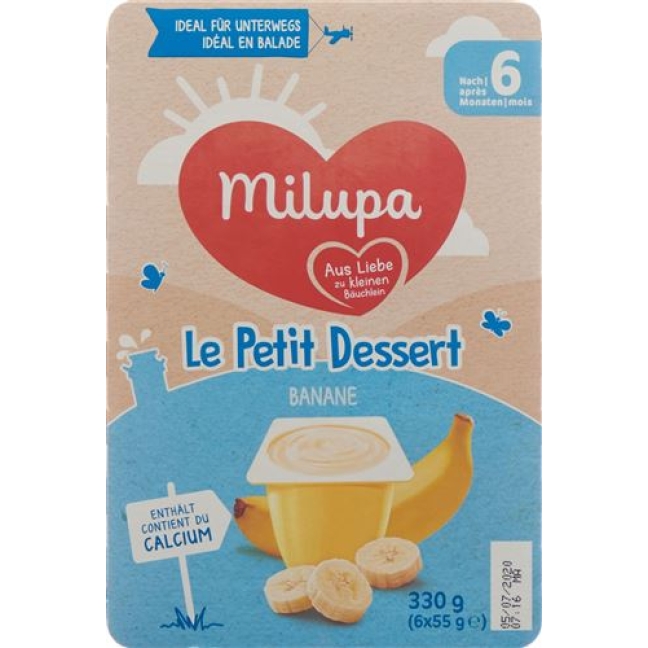 MILUPA PETIT DESSERT BANAN