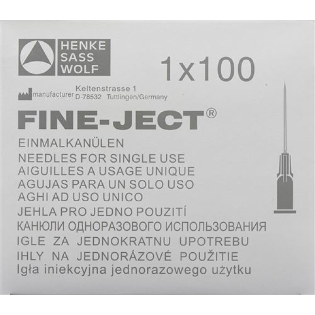 HSW F-JECT EINM 20G 0.9X70 GEL