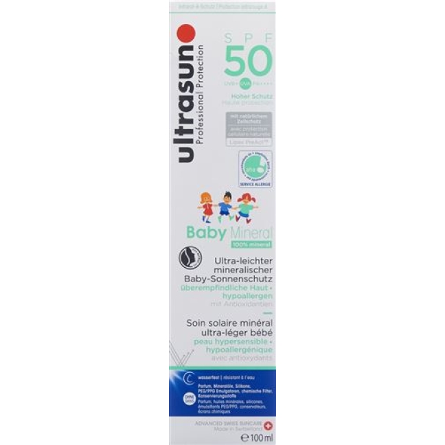 ULTRASUN BABY MINERAL SPF50