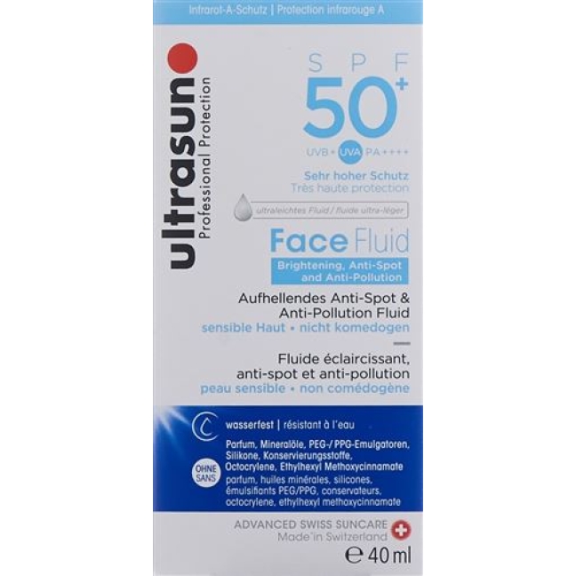 ULTRASUN FAC BRI+ANT-POL SPF50