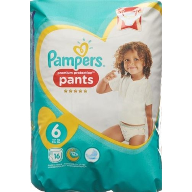 PAMPERS PREM PROT PAN 6 EXT TR