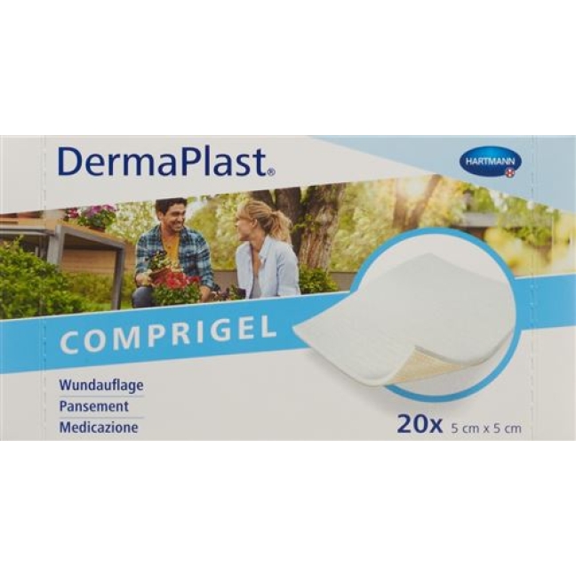 Dermaplast Comprigel 5x5см 20 Wundauflagen