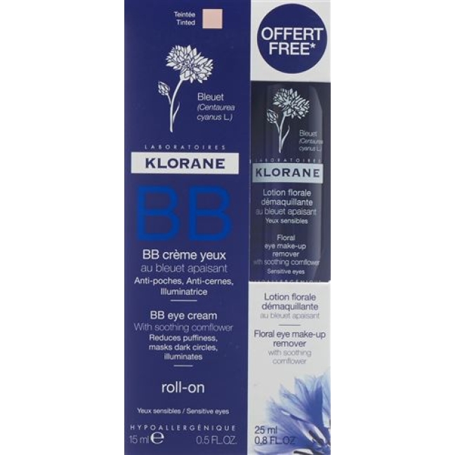 KLORANE BLEUET AUGE ROL-ON+LOT