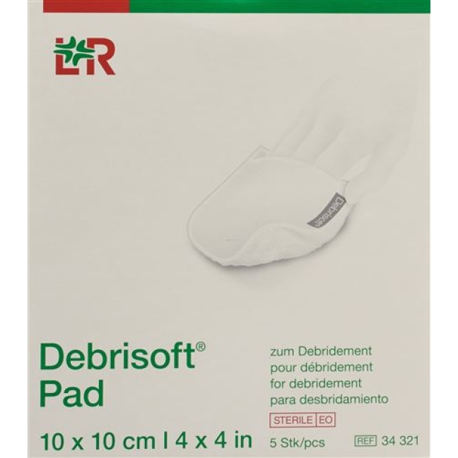 DEBRISOFT KOMPR 10X10CM STERIL