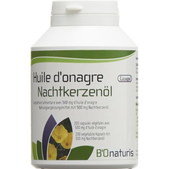 BIONATURIS NACHTKERZ OEL 500MG