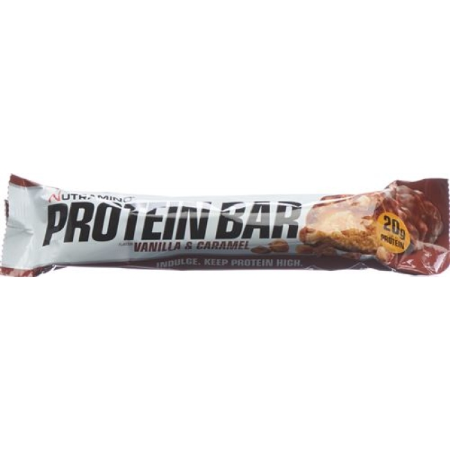 NUTRAMINO PROT BAR VANIL+CARAM