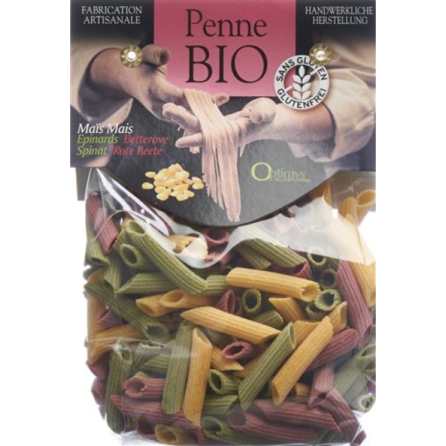 OPTIMYS DREIFARBIGE MAIS-PENNE