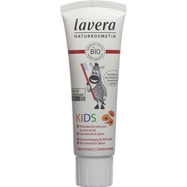 Lavera Zahngel Kinder Basis Sensitiv в тюбике 75мл