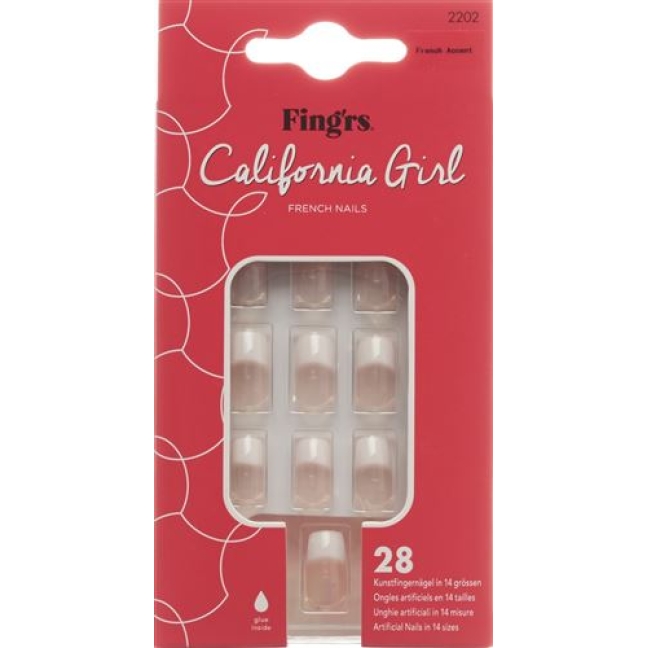 Fingrs California Girl French Manic Nails