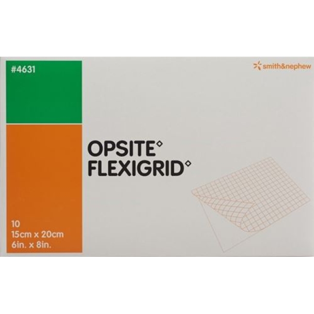 Opsite Flexigrid Folienverband 15x20см 10 пакетиков