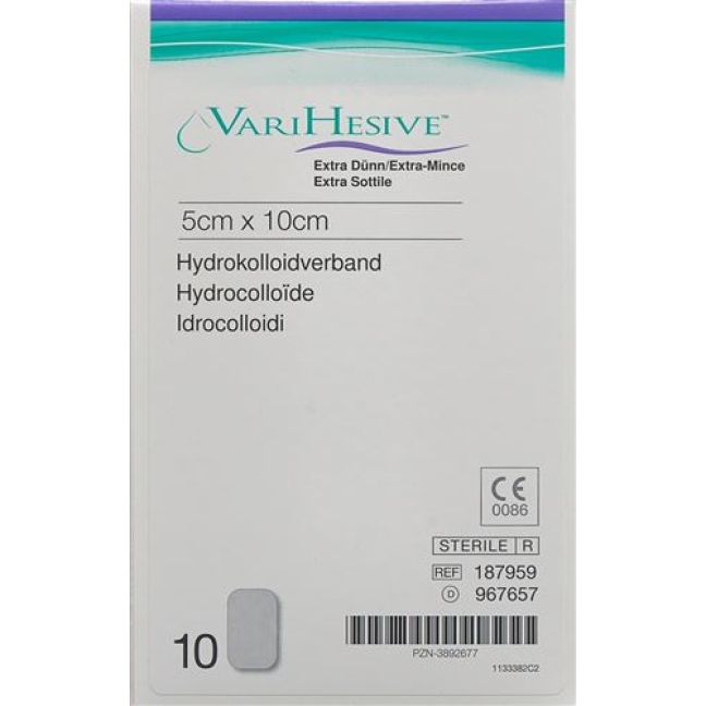 VariHesive Extra Dunn Hydrokolloidverband 5x10см 10 пакетиков