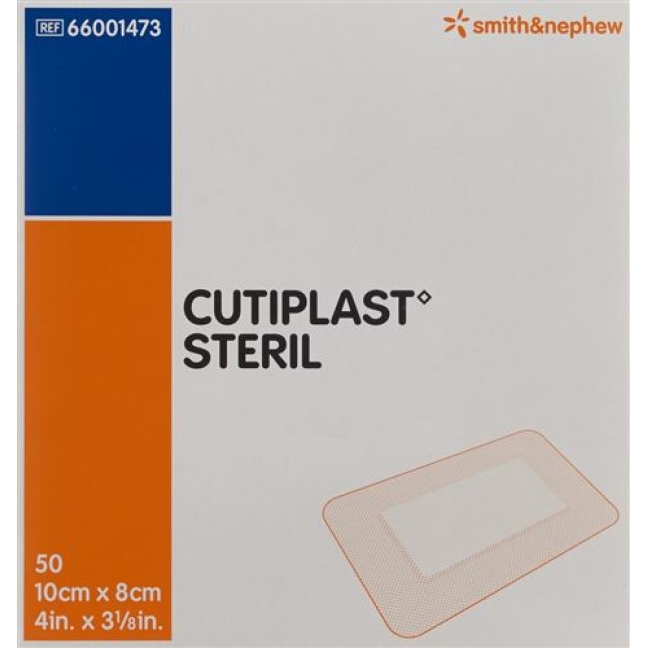 Cutiplast стерильный повязка для ран 10смx8см Weiss 50 штук