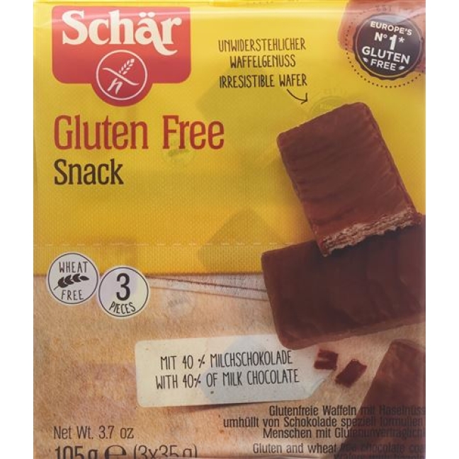 SCHAER SNACK M SCHOKO GLUT