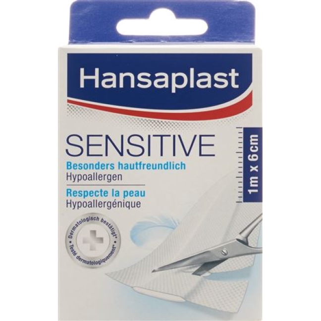 Hansaplast Sensitive Schnellverband 10см x 6см 10 штук