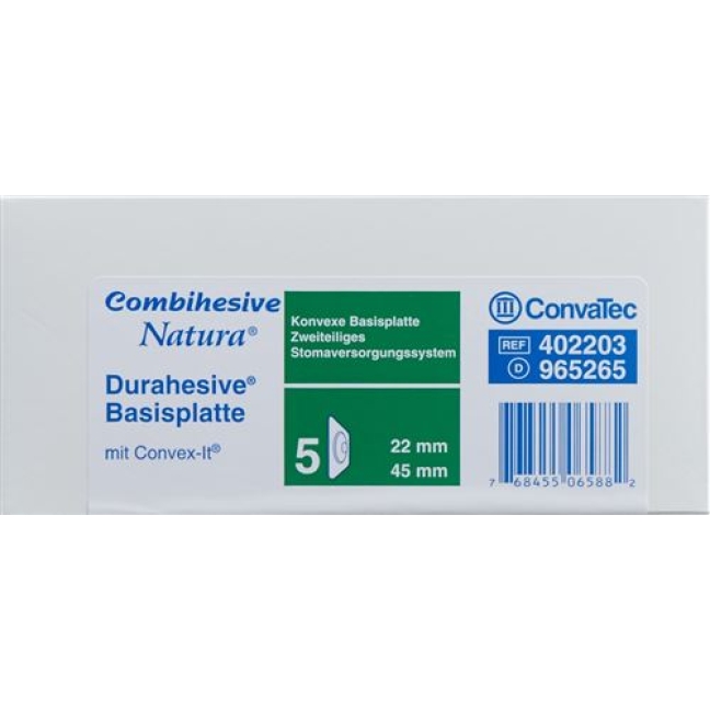 Natura Convex Basisplatten 22/45мм 5 штук