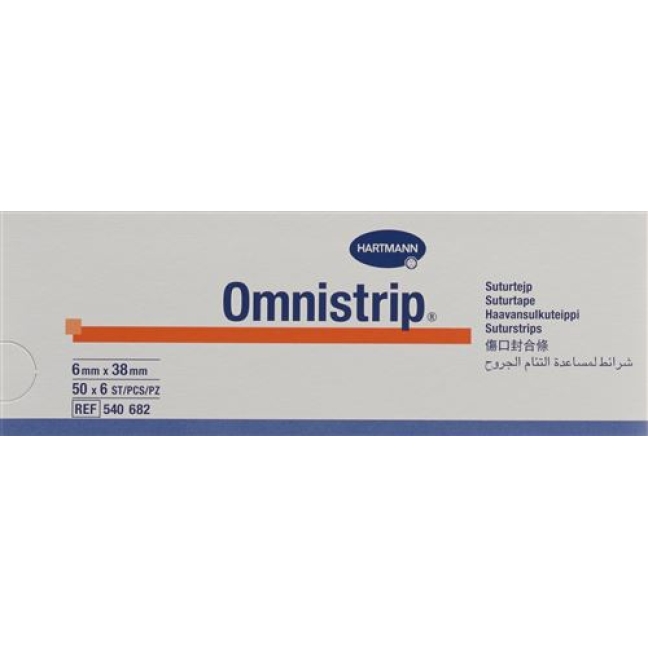 OMNISTRIP WUNDNAHTSTR 6X38MM