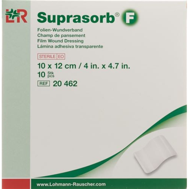 Suprasorb F Folien Verband 10x12см стерильный 10 штук