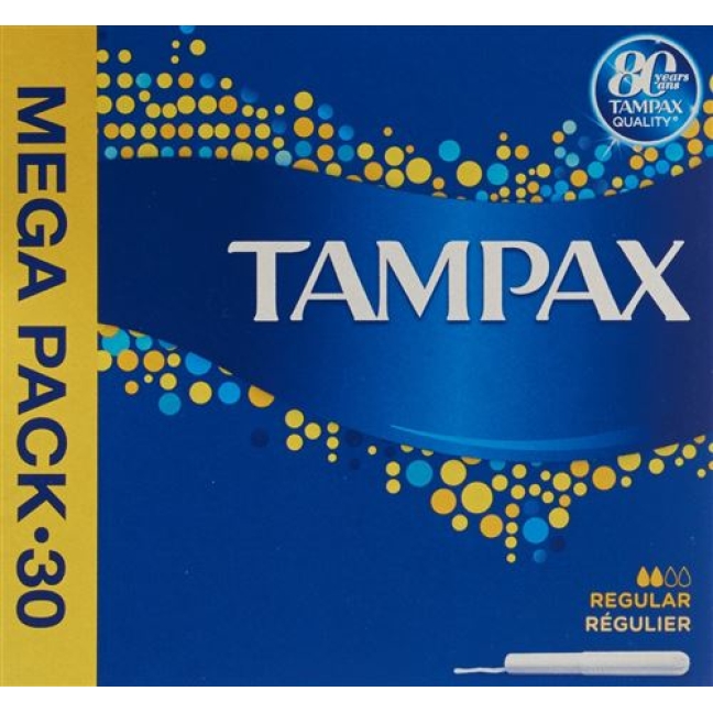 Tampax Regular Tampons 30 штук