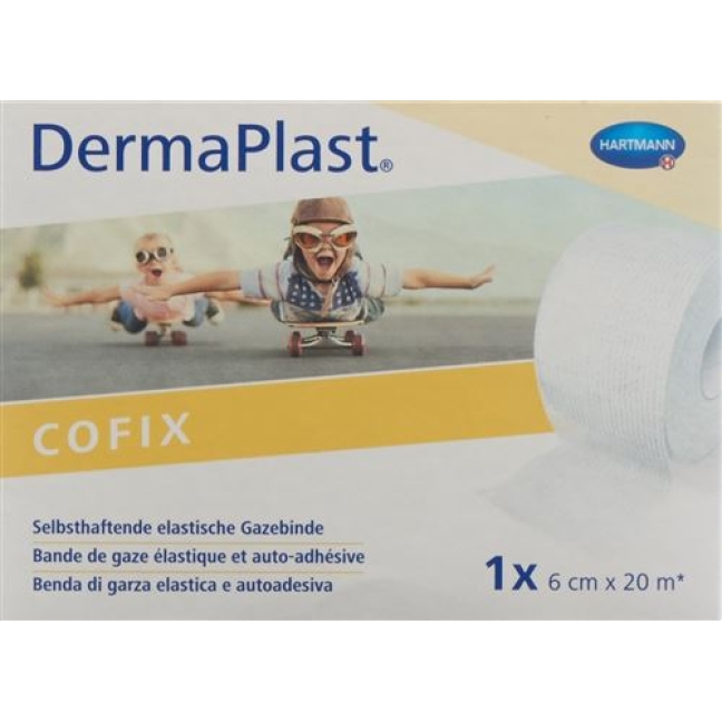 Dermaplast Cofix марлевый бинт 6смx20m Weiss