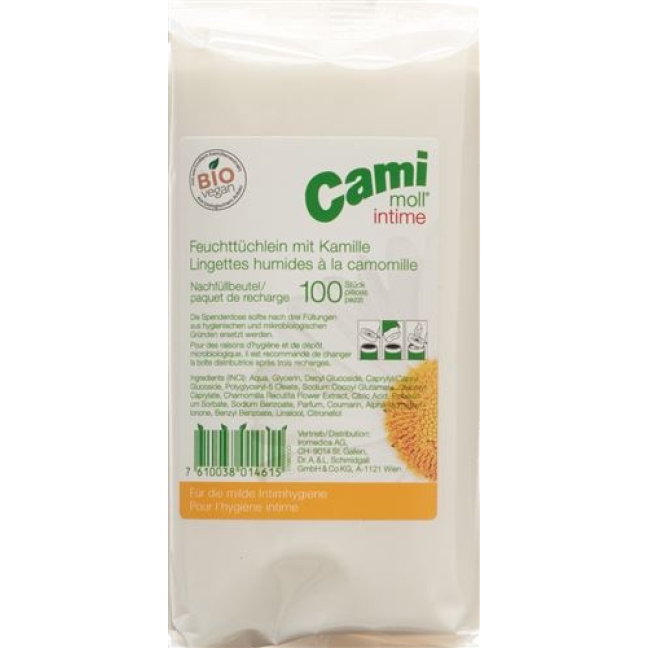 Cami Moll Intime Feuchttucher Refill 100 штук