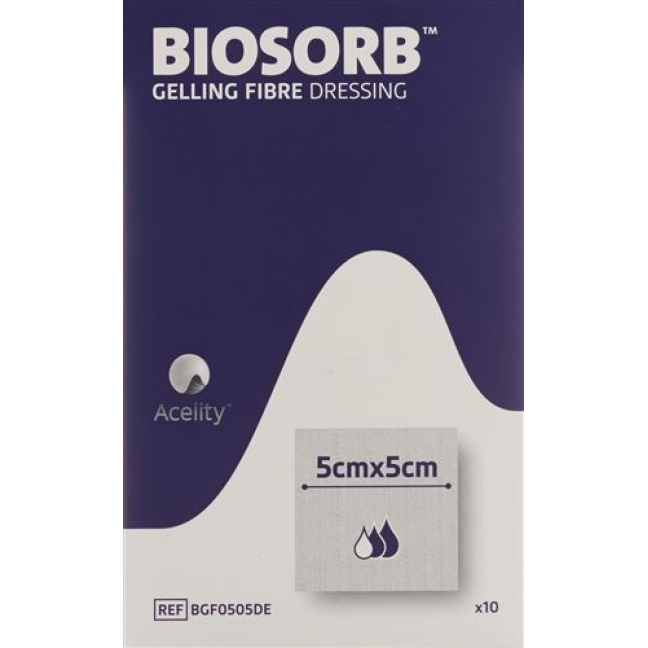 BIOSORB GELLING FIB FA 5X5CM