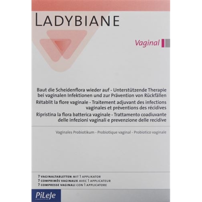 LADYBIANE VAGINAL 7TAB+1APPLIK