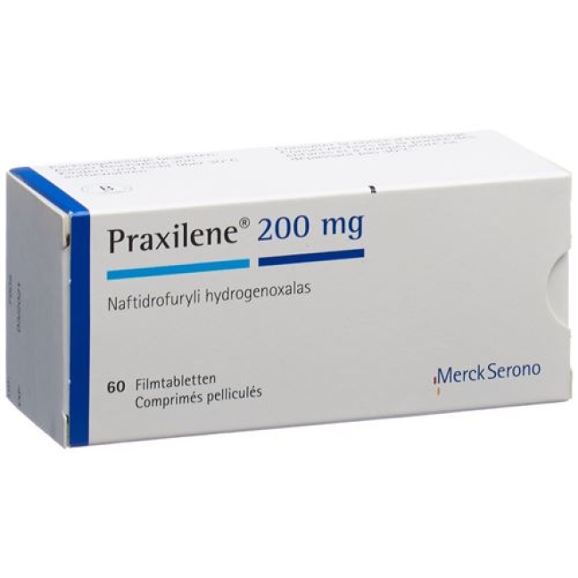 Praxilene 200 mg 60 tablets