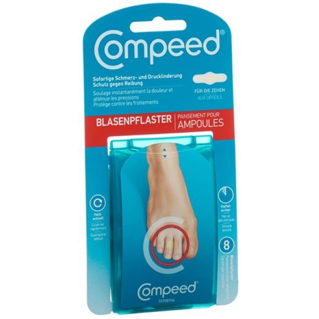 Compeed Blasenpflaster Auf Den Zehen 8 штук