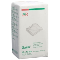 GAZIN FALTKOMPR 10X10CM 12F UN GAZIN FALTKOMPR 10X10CM 12F UN