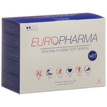 Europharma Hygienic Tampons 6 штук