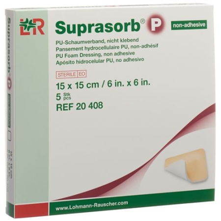 SUPRASORB P VERB 15X15CM N KLE