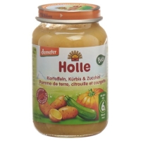 Holle Zucchini Kurbis Kartoffeln ab dem 4. Monat Bio Glas 190г