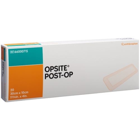 Opsite Post OP Folienverband 30x10см стерильный 20 пакетиков