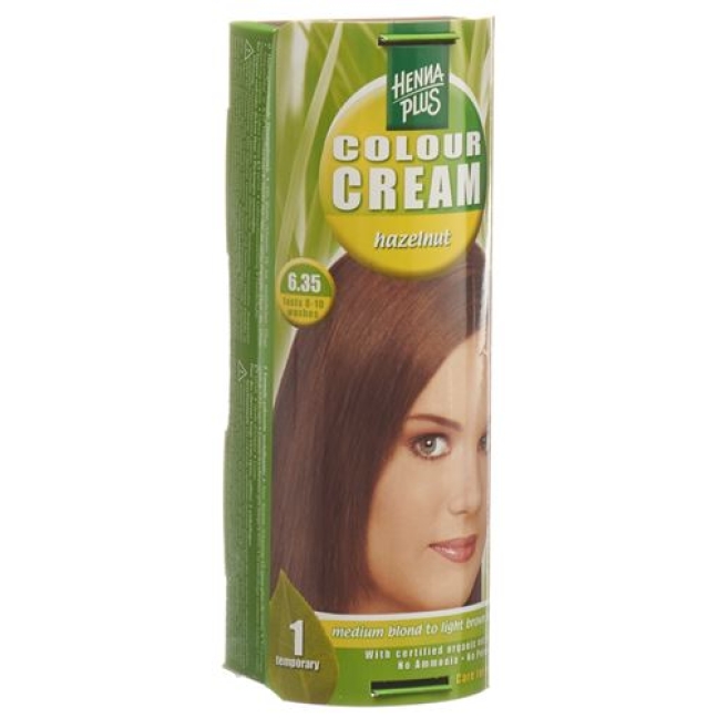 Henna Plus Colour крем 6.35 Haselnuss 60г