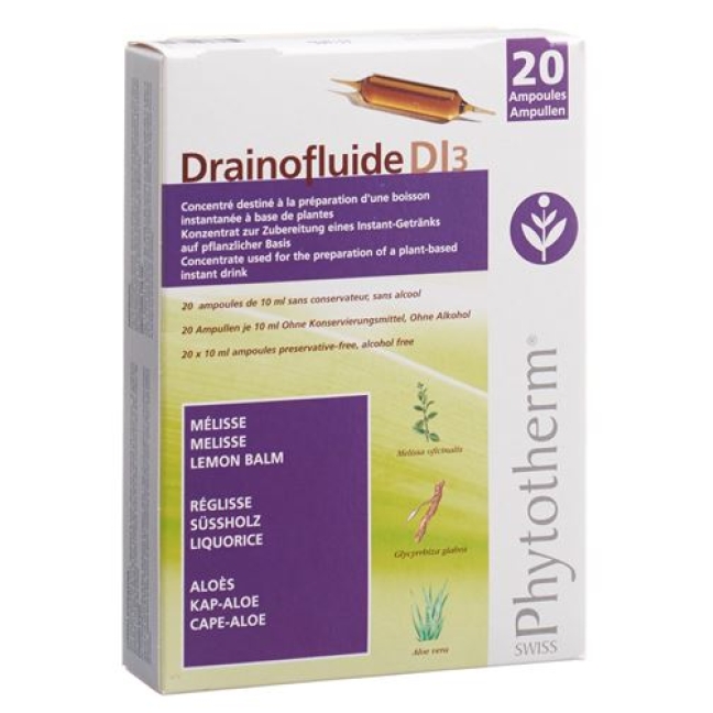 Drainofluide Di 3 20 Trinkampullen 10мл