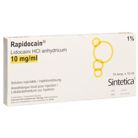 RAPIDOCAINE INJLSG 1% O KO