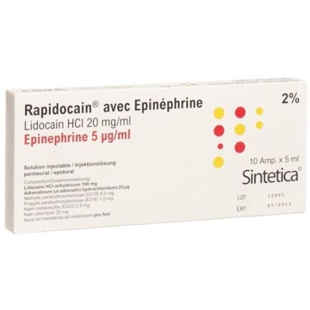 RAPIDOCAINE EPIN INJ 2%