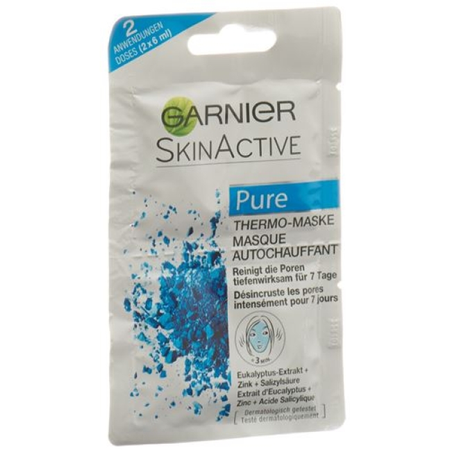 Garnier Pure Maske mit Thermo-Effekt 2x 6мл