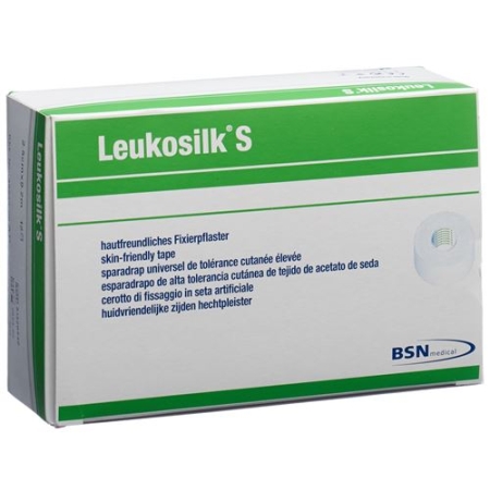 Leukosilk S Heftpflaster 9.2мX2.5см Weiss 12 штук