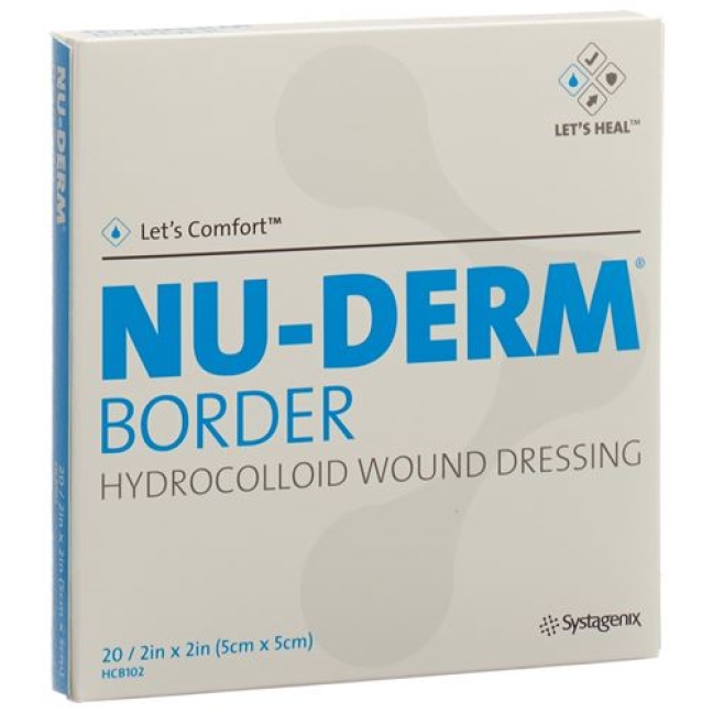 Let’s Comfort Nu-Derm Border Hydrokolloidverband 5x5см 20 штук