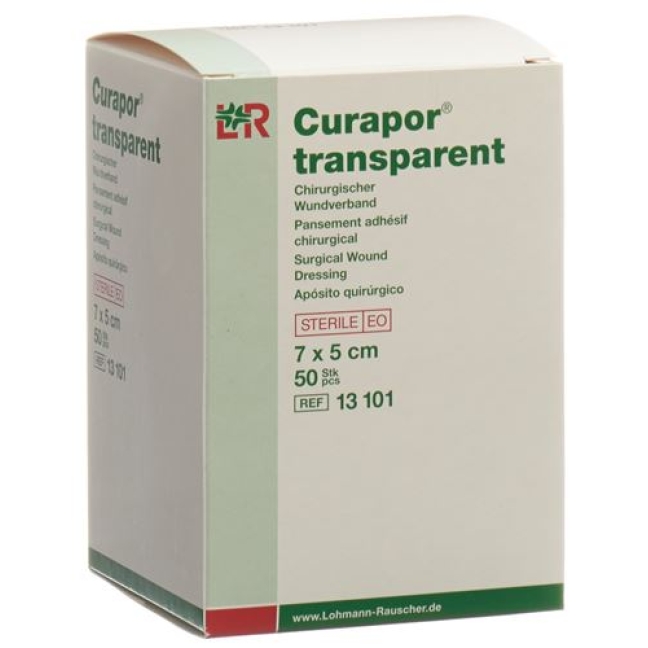 CURAPOR WUNDVERBAND 7X5CM TRAN