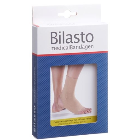 Bilasto Fussgelenkbandage Ferse Offen размер L Beige