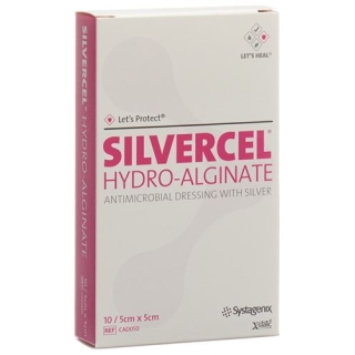 Let’s Protect Silvercel Hydroalginat Wundverband 5x5см 10 штук